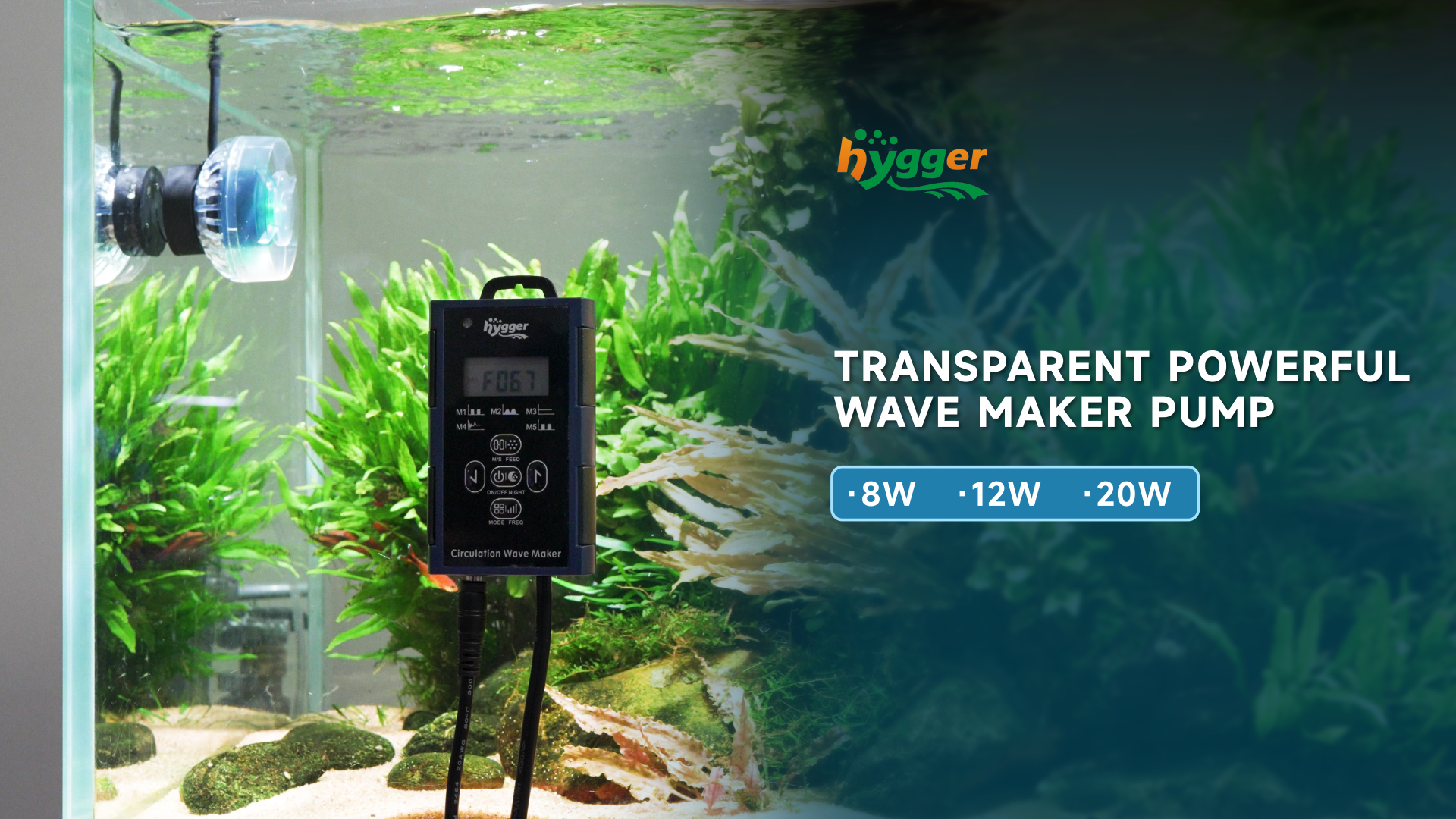 Jecod Vario Wavemaker DMP-20WBluetooth | Compacte Aquarium Pomp
