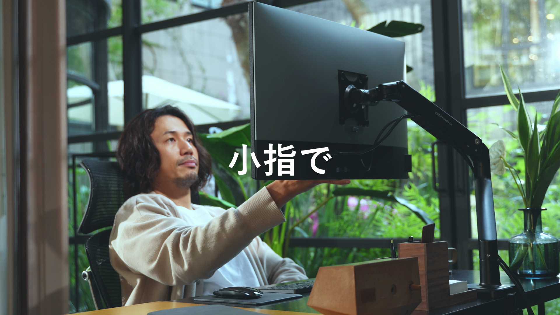 最高級操作感 SHOPPINGALL デュアルモニターアーム 17〜34インチ用 SHOPPINGALL カナダ デュアルモニターアーム 上下2画面 ガススプリング
