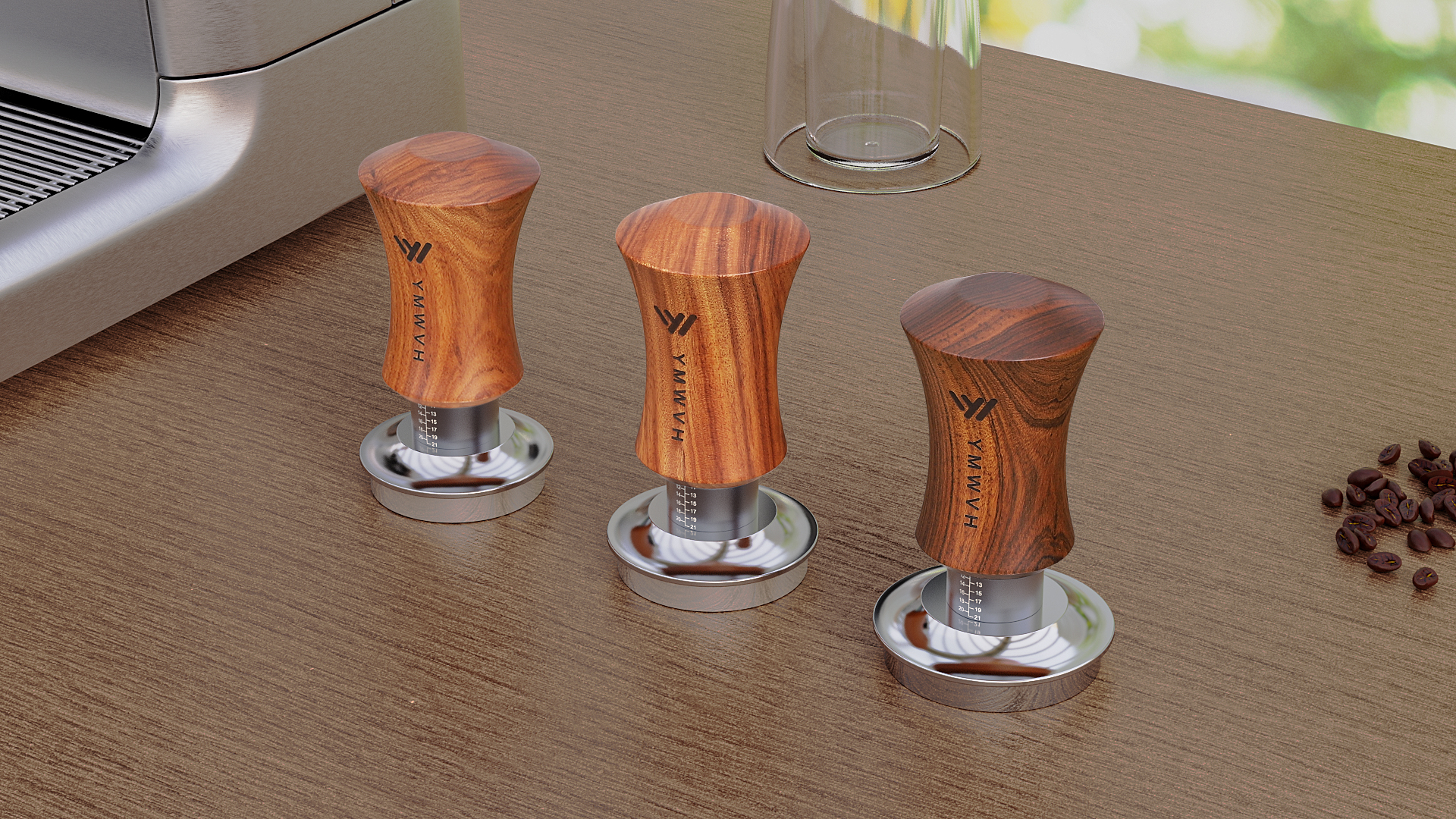 Amazon.com: YMWVH Espresso Tamper 58.3mm Barista Coffee Tamper | 2