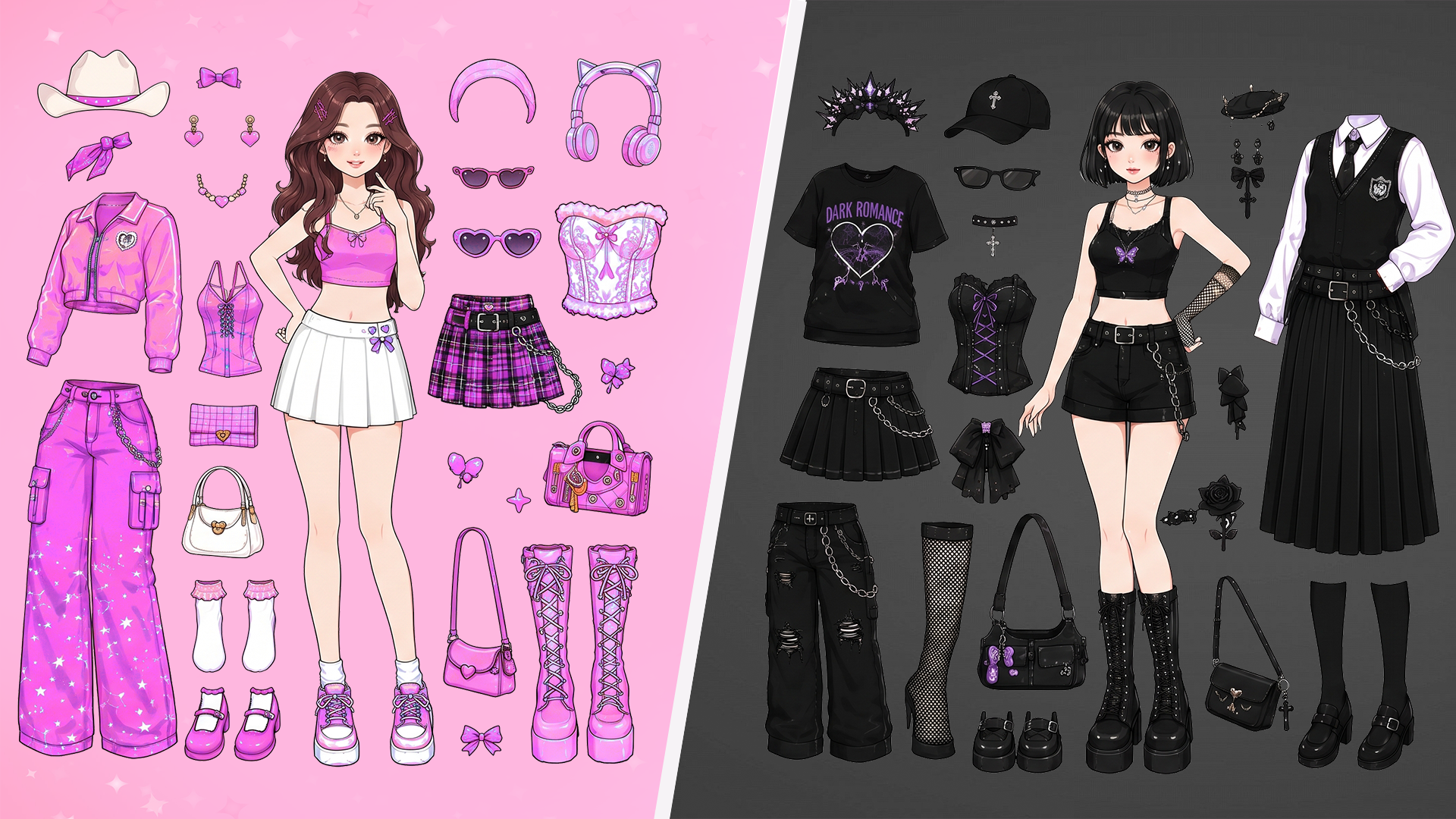 Paper Doll DIY : Fashion Dress Up Game