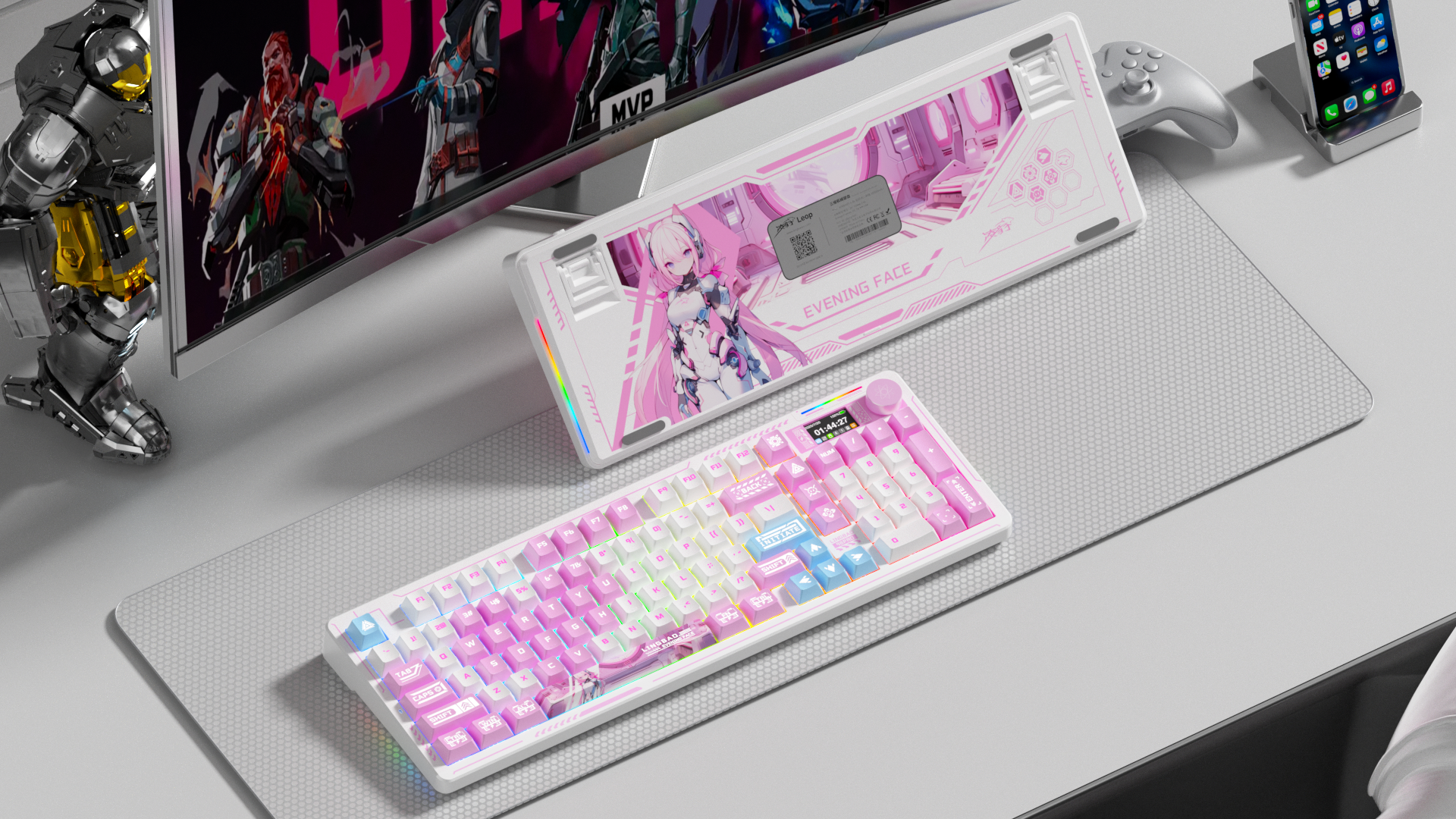 Amazon.com: LINGBAO K98 PRO Anime Mechanical Wireless Gaming
