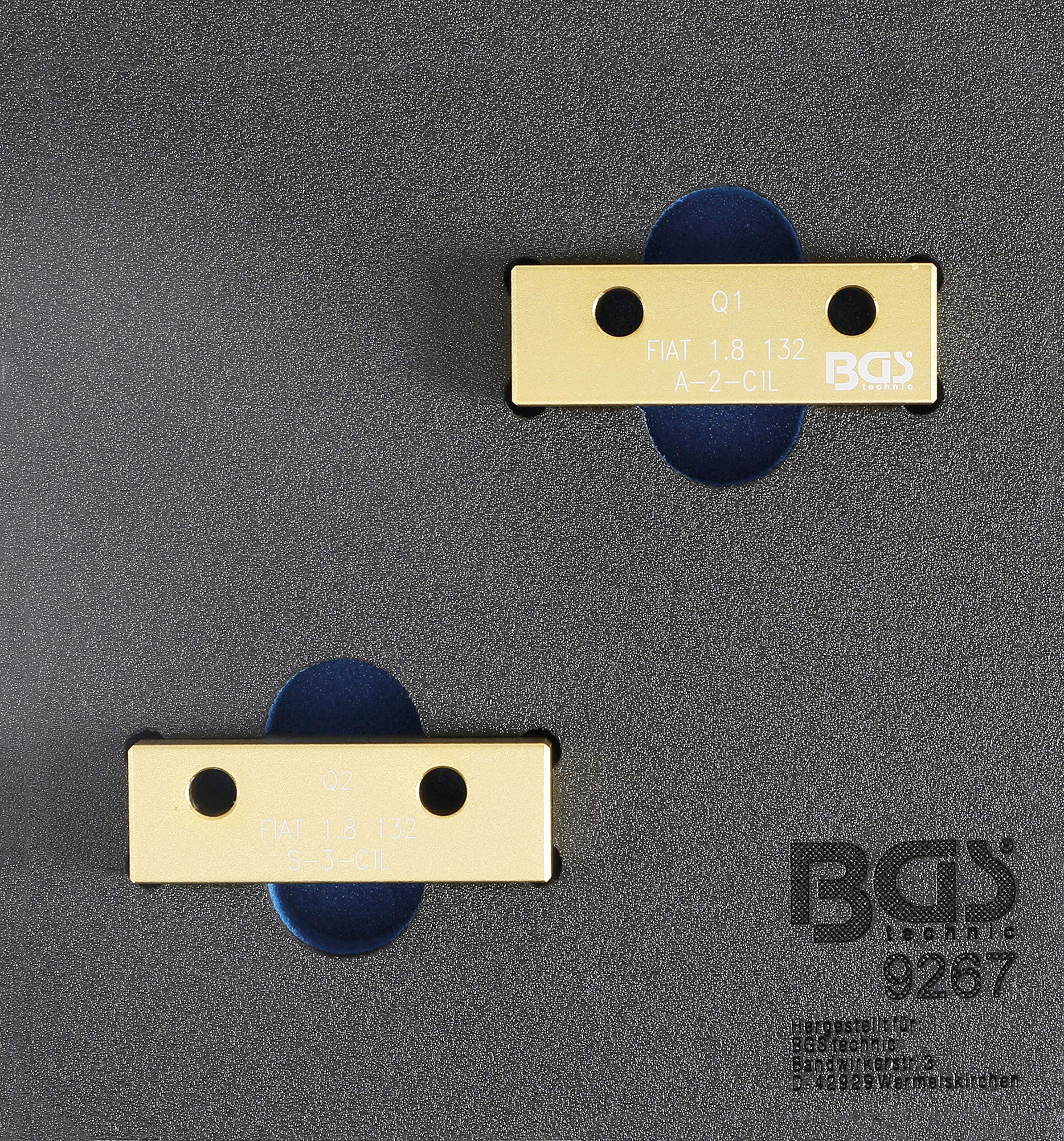 BGS 9267 | Werkstattwageneinlage 1/6: Nockenwellen-Arretierwerkzeug-Satz