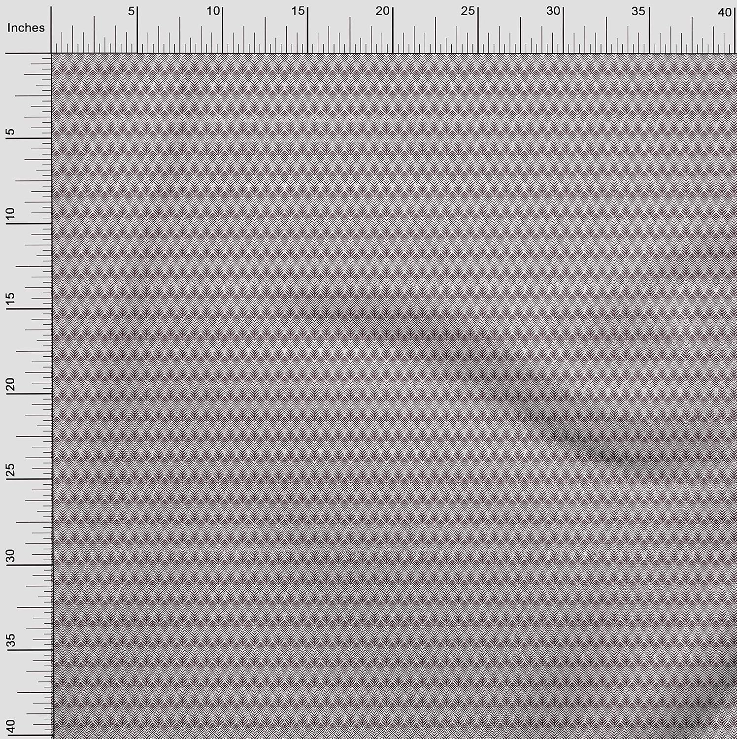 oneOone Cotton Flex Fabric Chevron Geometric Printed Fabric 1 Yard 40 Inch Wide
