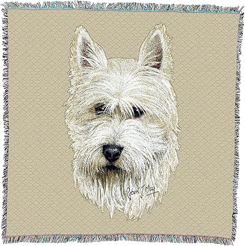 Pure Country Weavers Manta cuadrada de regazo de terrier blanco West Highland por Robert May Terrier Group Regalo para los amantes de los perros Pure Country Weavers Manta cuadrada de regazo de terrier blanco West Highland por Robert May Terrier Group Regalo para los amantes de los perros