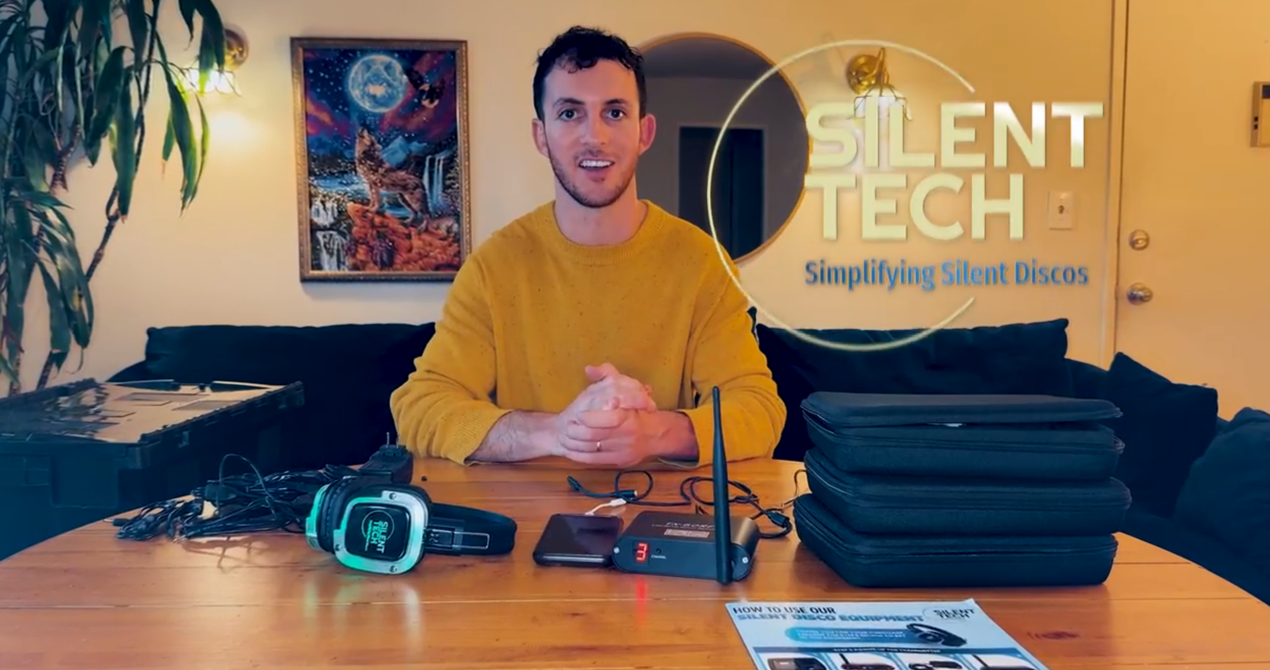 Amazon.com: Silent Tech Silent Disco in a Box – 50 LED Wireless