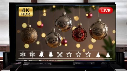 Christmas Ornaments 4K – Holiday Festive Ambience Fire TV – vue 8