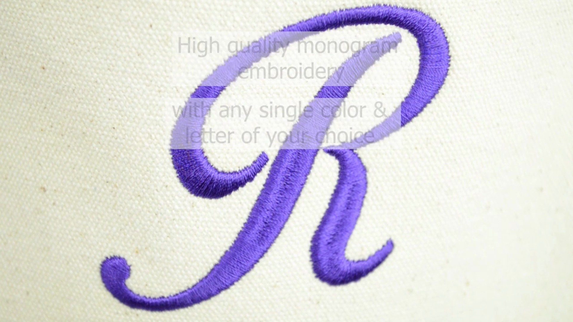 DALIX Monogram Bag Personalized Totes For Women miniatura 7