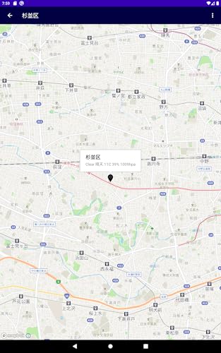 Japan ZipWeatherMap simple