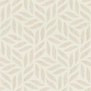 Rasch paperhangings Sagano Taupe Leaf Wallpaper