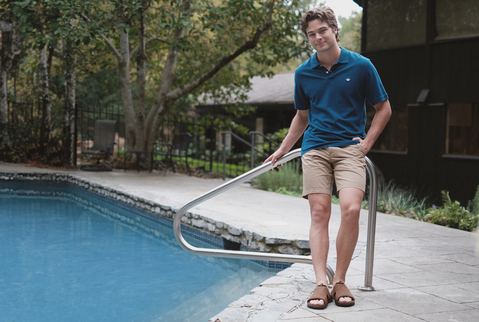 Amazon.com | Dockers Men's Barlin Dark Brown/Black 7 Medium | Sandals