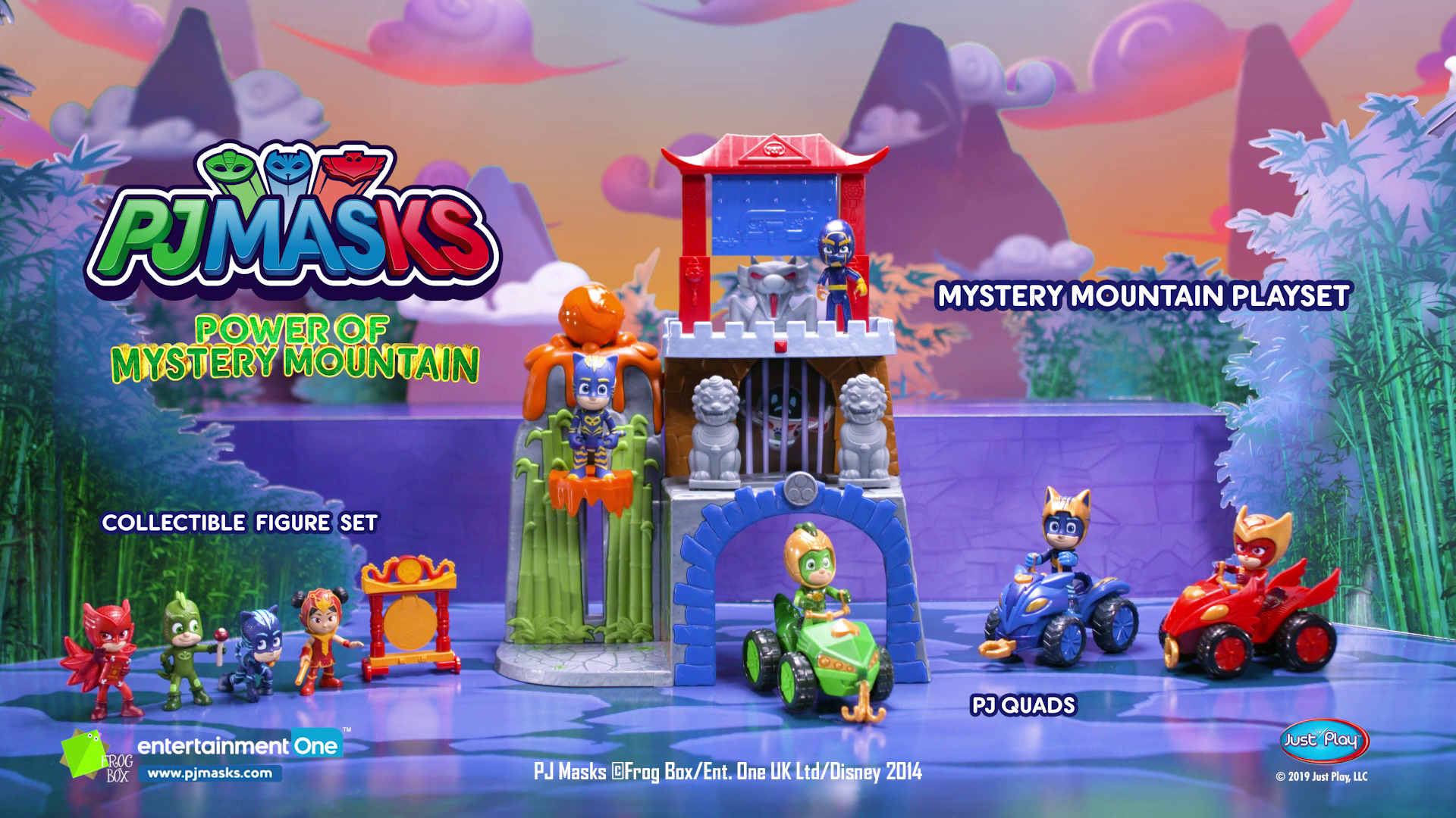 Amazon.com: PJ Masks Mystery Mountain Playset, 3-inch Catboy and