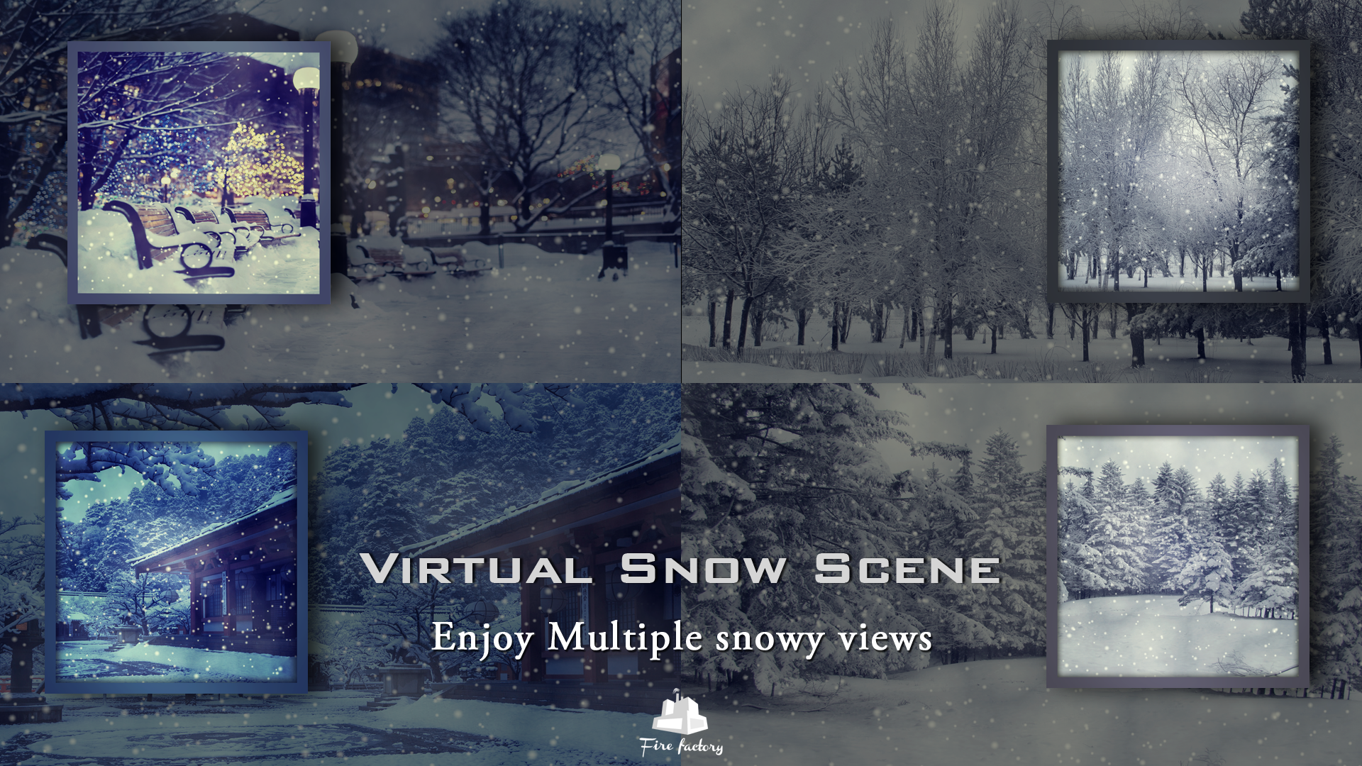 Snow Effect App Virtual Snow Scene - Enjoy Multiple Snowy Views - App on Amazon Appstore