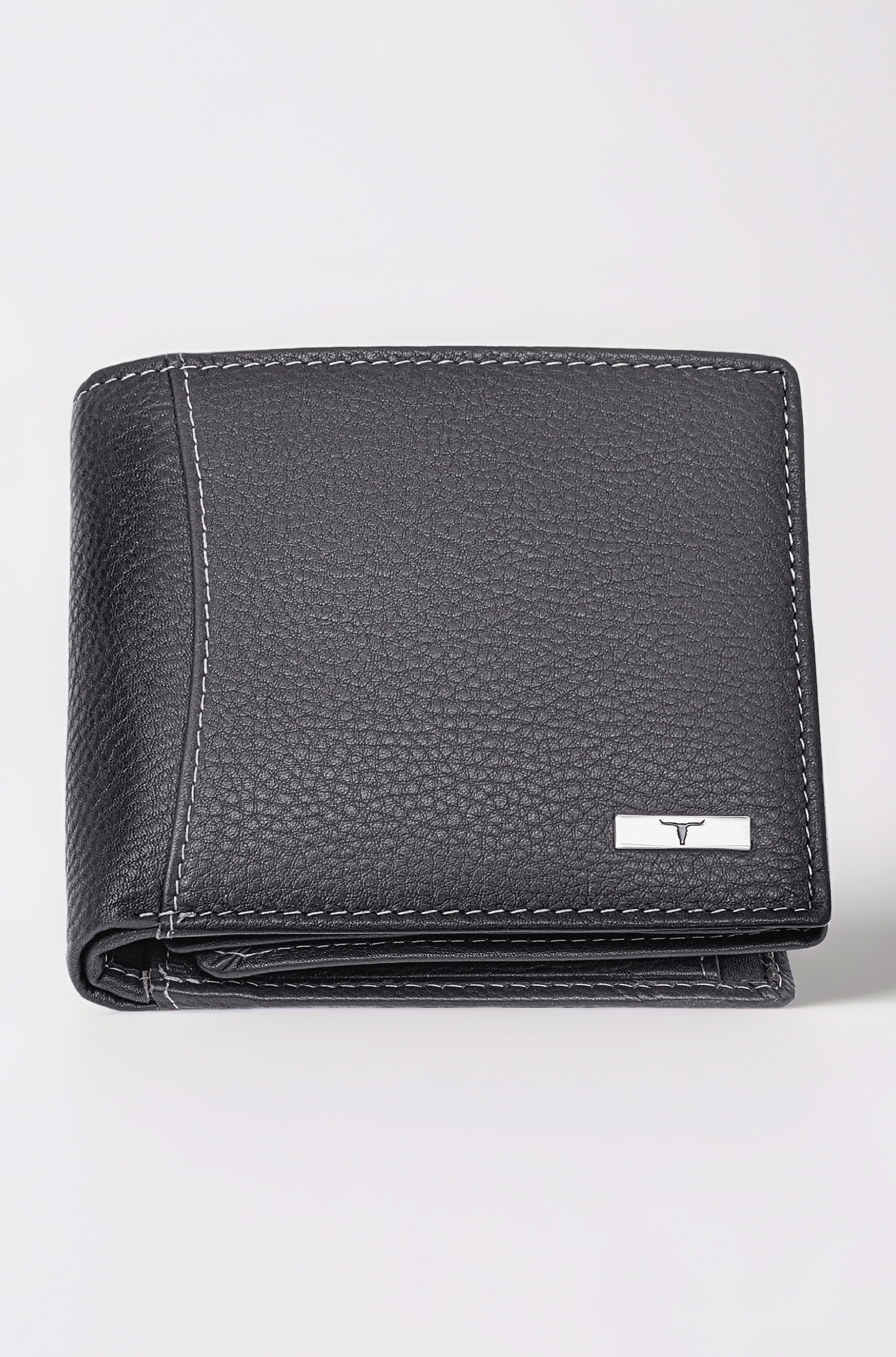 URBAN FOREST Oliver Grey Leather Wallet for Men