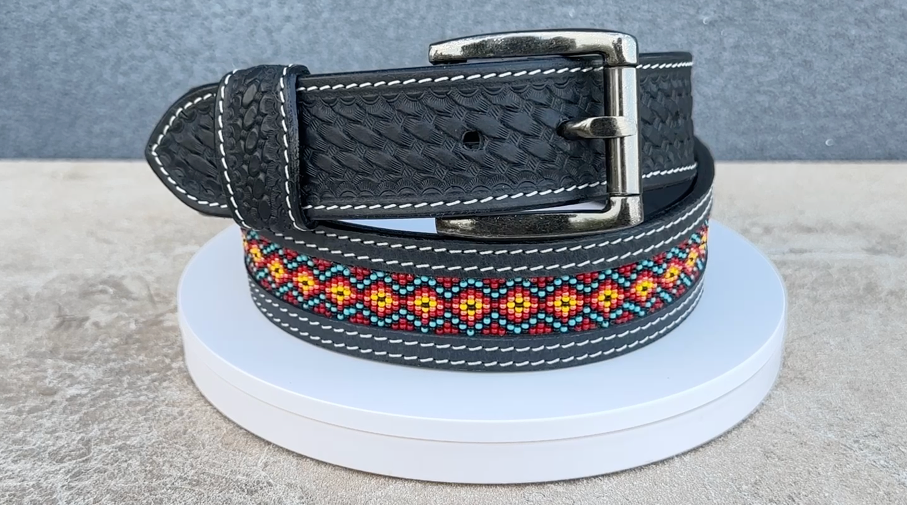 Amazon.com: DANIEL'S ARTPLANET Western Belt for Men Handmade Full