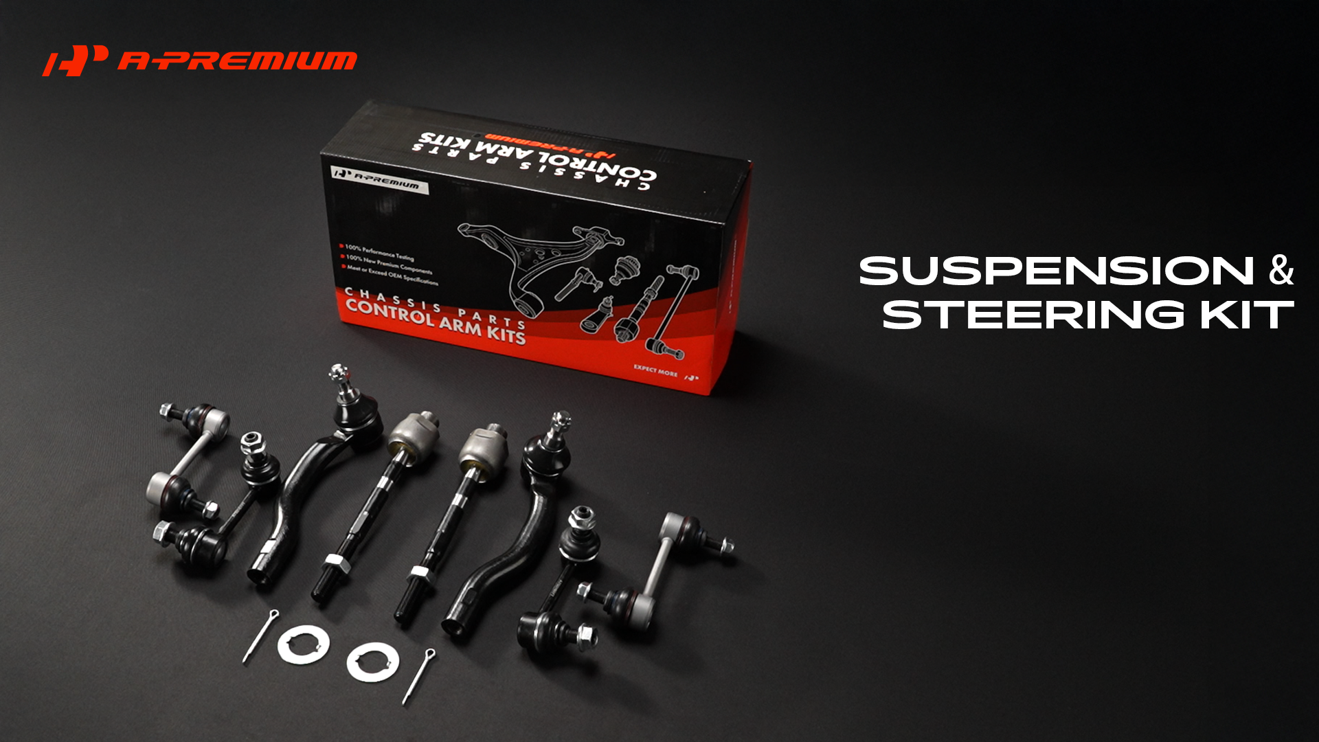Amazon.com: A-Premium Set of 8, Front & Rear Sway Bar Link, Front