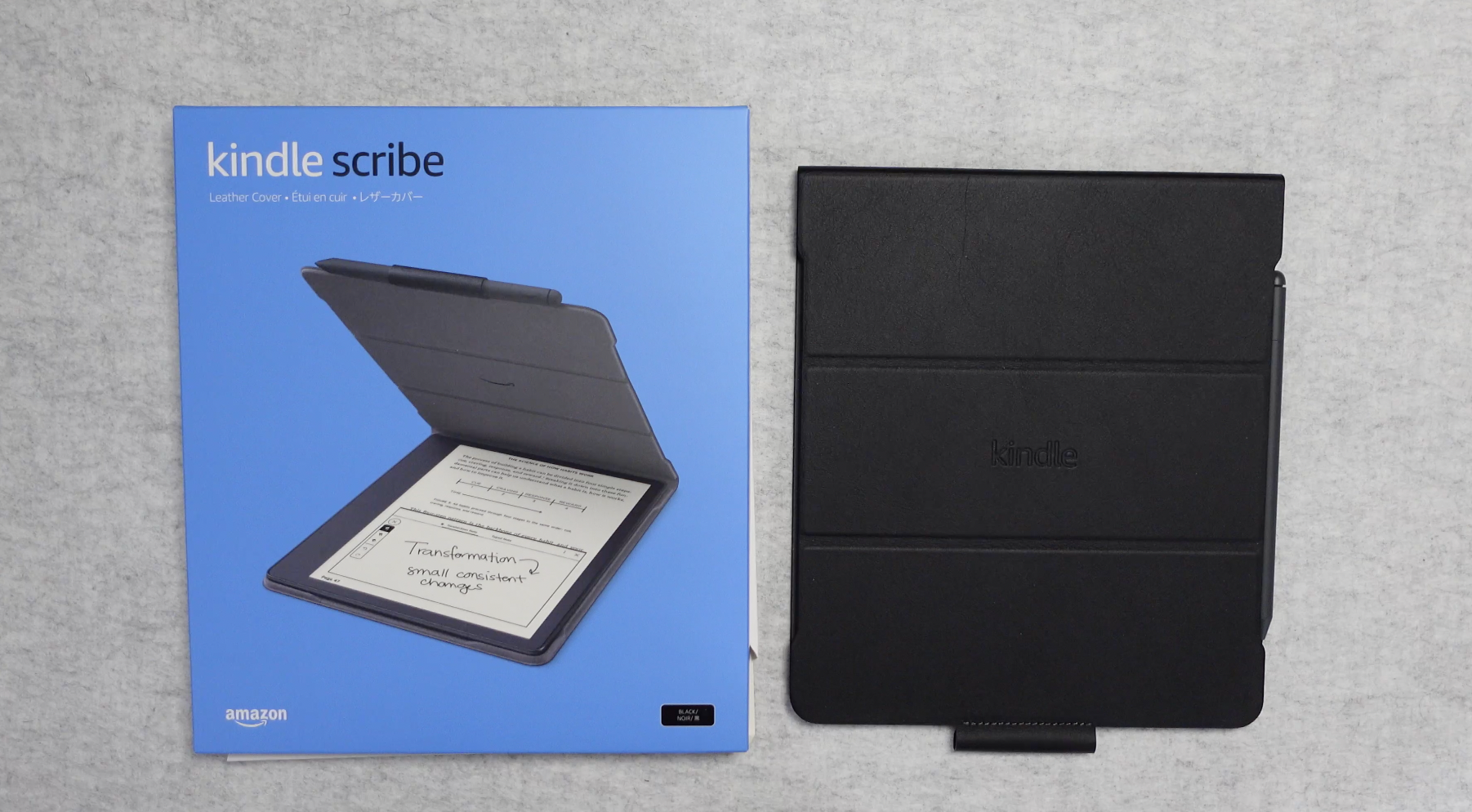 Watch Official Kindle Scribe Leather Cover Review on Amazon Live