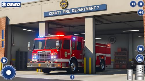 Simulateur de conduite de camion de pompiers et de sauvetage, jeux 3D pour enfants (2026) – vue 7
