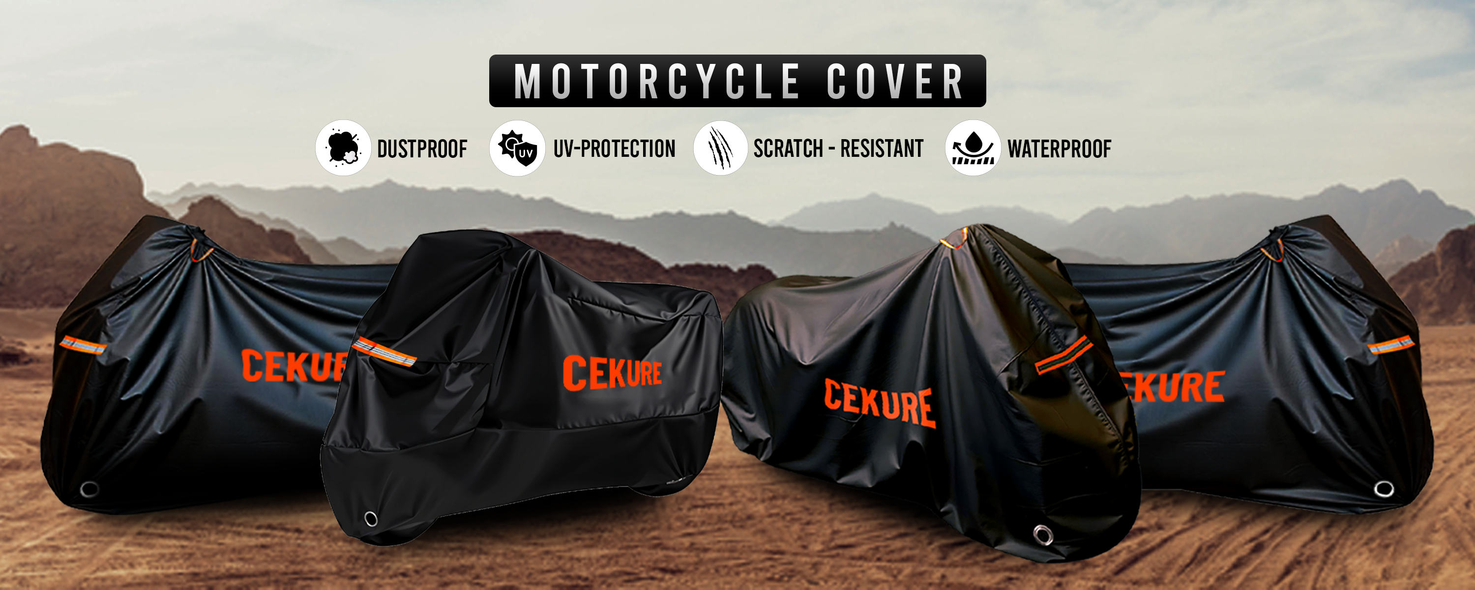 Amazon.com: Cekure Heavy Duty Motorcycle Cover Waterproof Outdoor