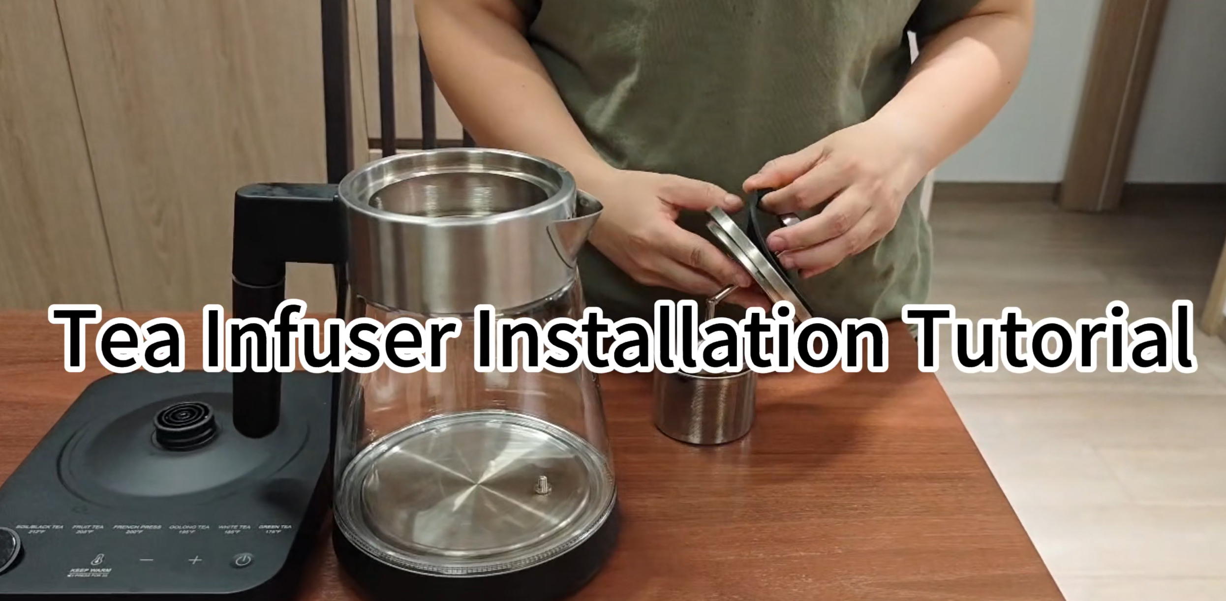 Tetera Eléctrica con Infusor 1.7L Control Temperatura miniatura 7