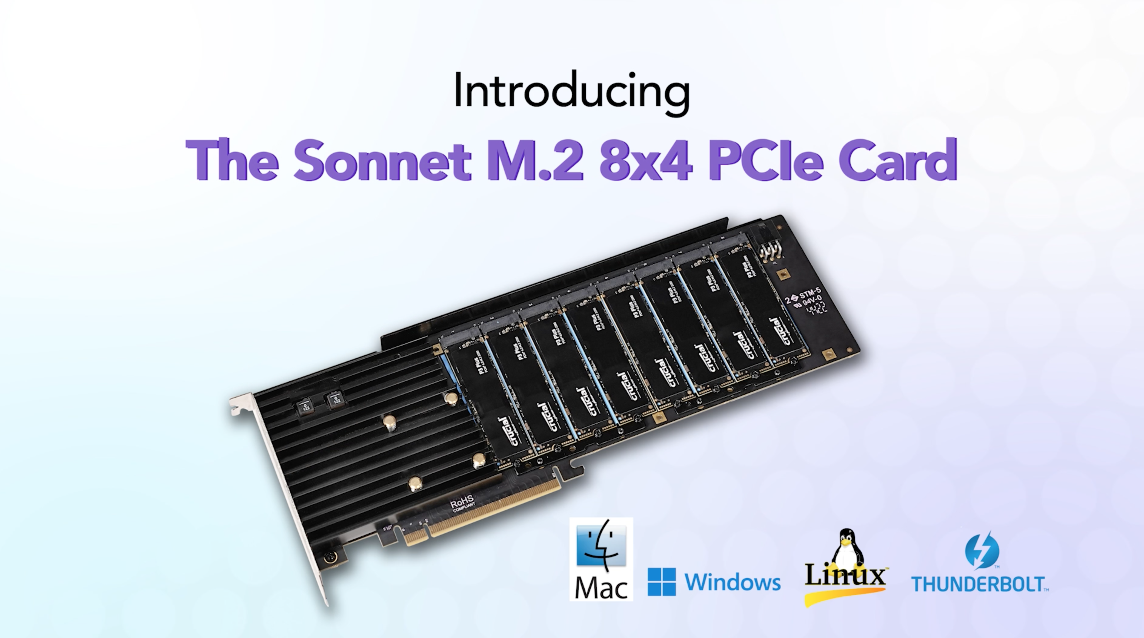 Amazon.com: Sonnet M.2 8x4 Silent PCIe 4.0 PCIe Card (Window