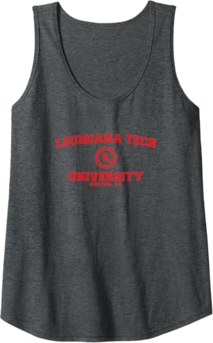 Miniatura 4 de Louisiana Tech Bulldogs Large One Color Tank Top Negro,Jaspeado Oscuro,Gris Jaspeado