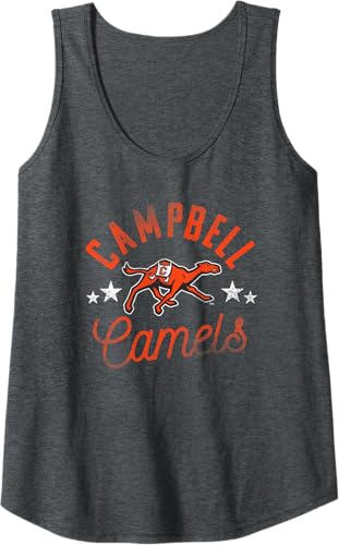 Miniatura 3 de Campbell University Camiseta sin mangas con logotipo de Fighting Camels, Gris
