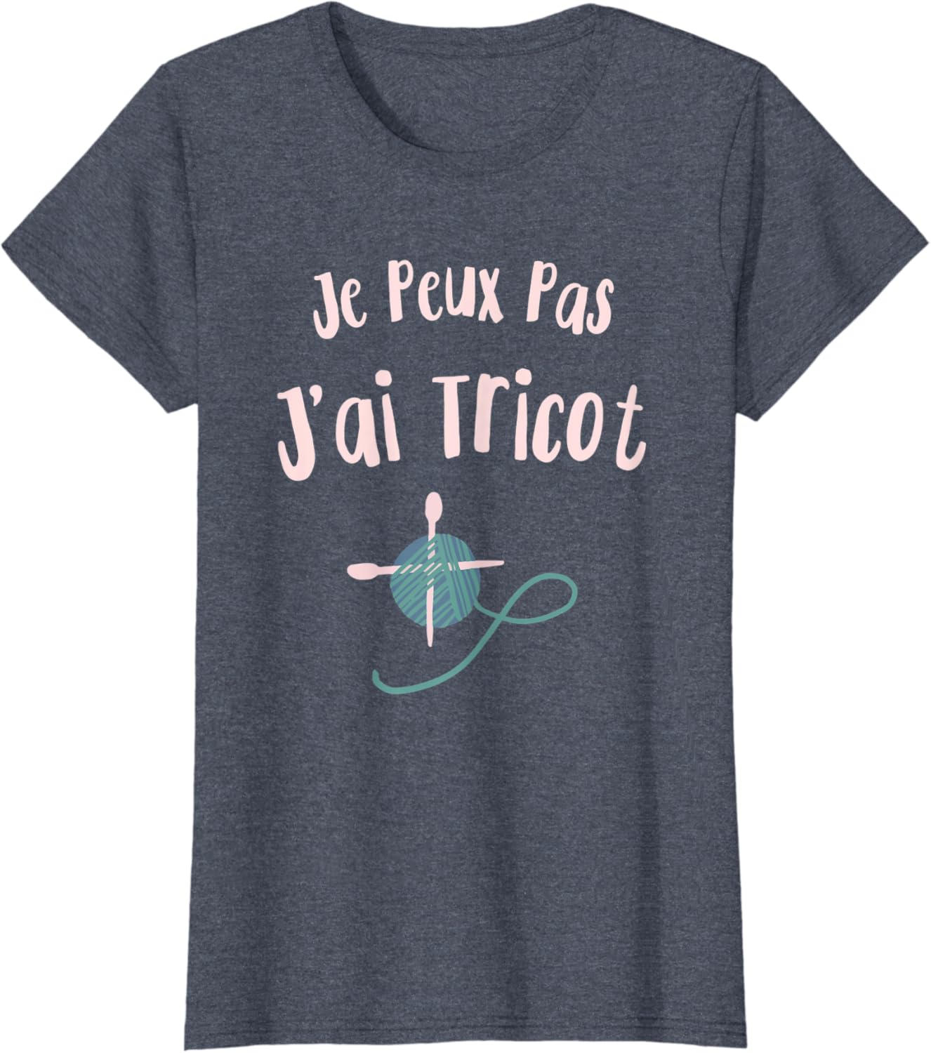 Womens Je Peux Pas Jai Tricot Amateur image