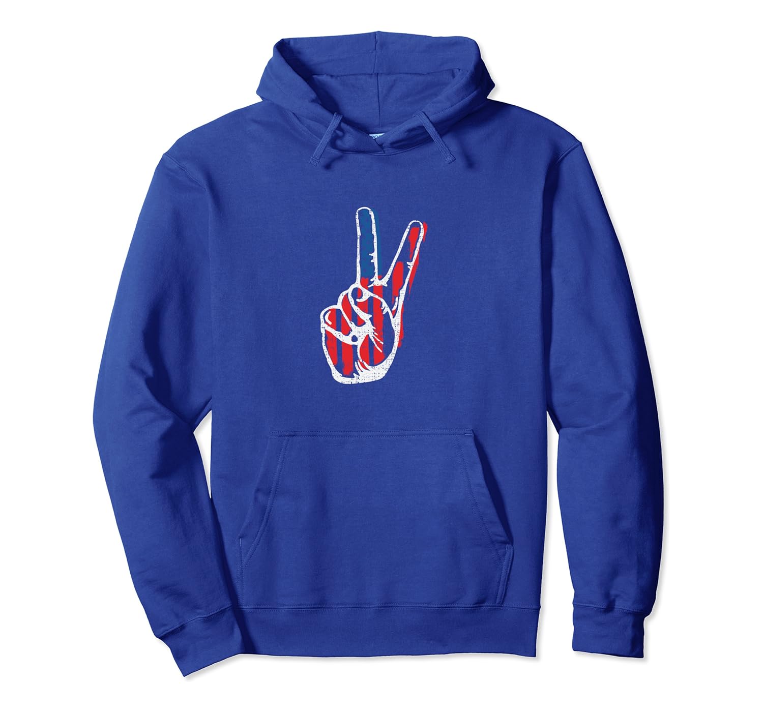 red white and blue polo hoodie