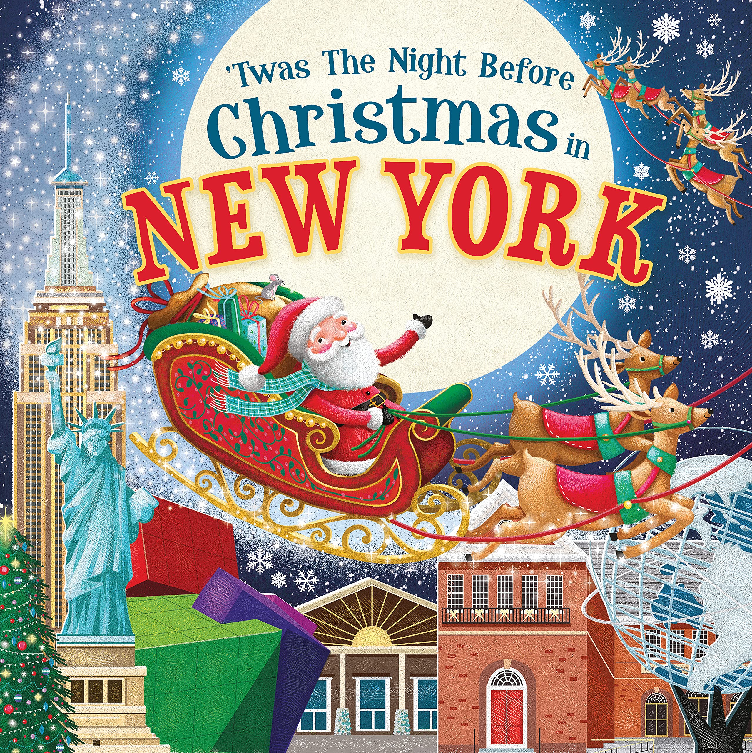 'Twas the Night Before Christmas in New York: A Twist on a Classic Christmas Tale and Fun Stocking Stuffer for Boys and Girls 4-8 (Night Before Christmas In)