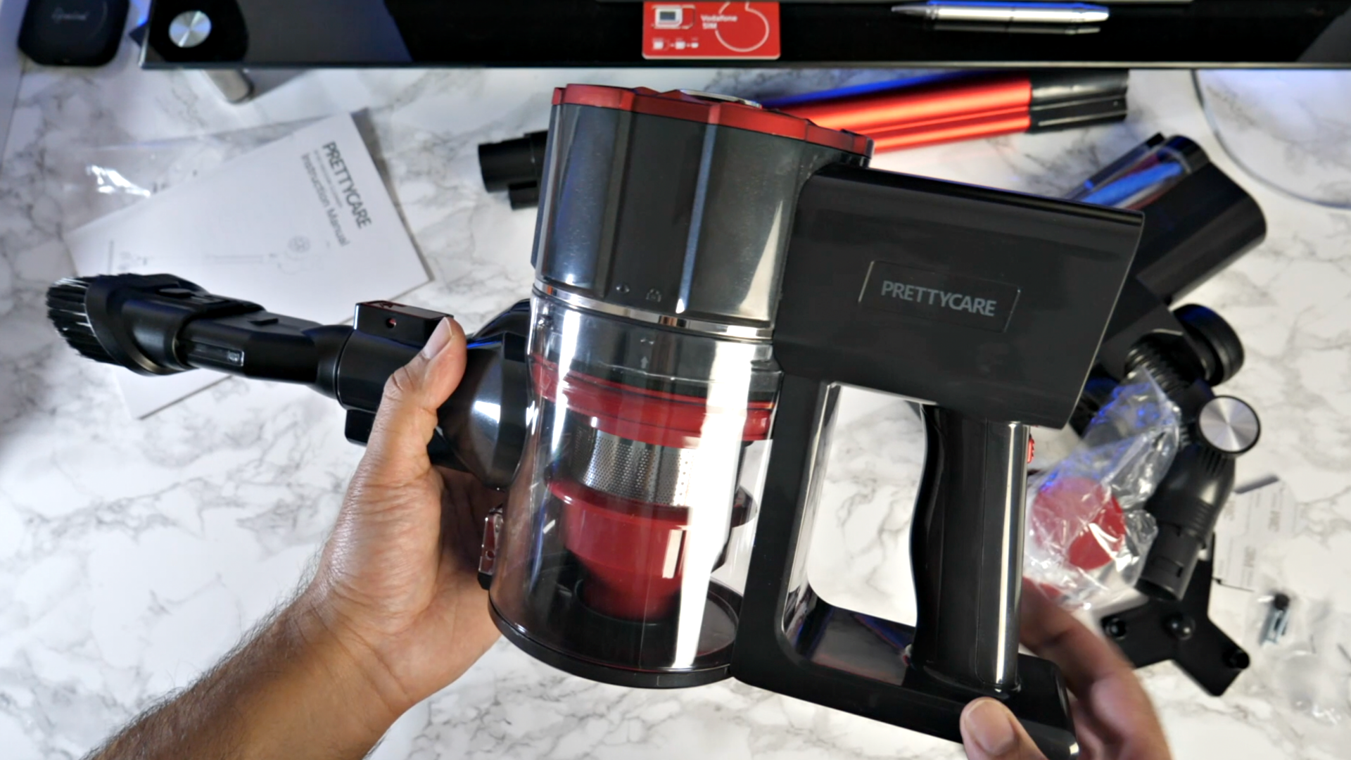 Watch Prettycare W100 Vacuum Cleaner Quick Review on Amazon Live