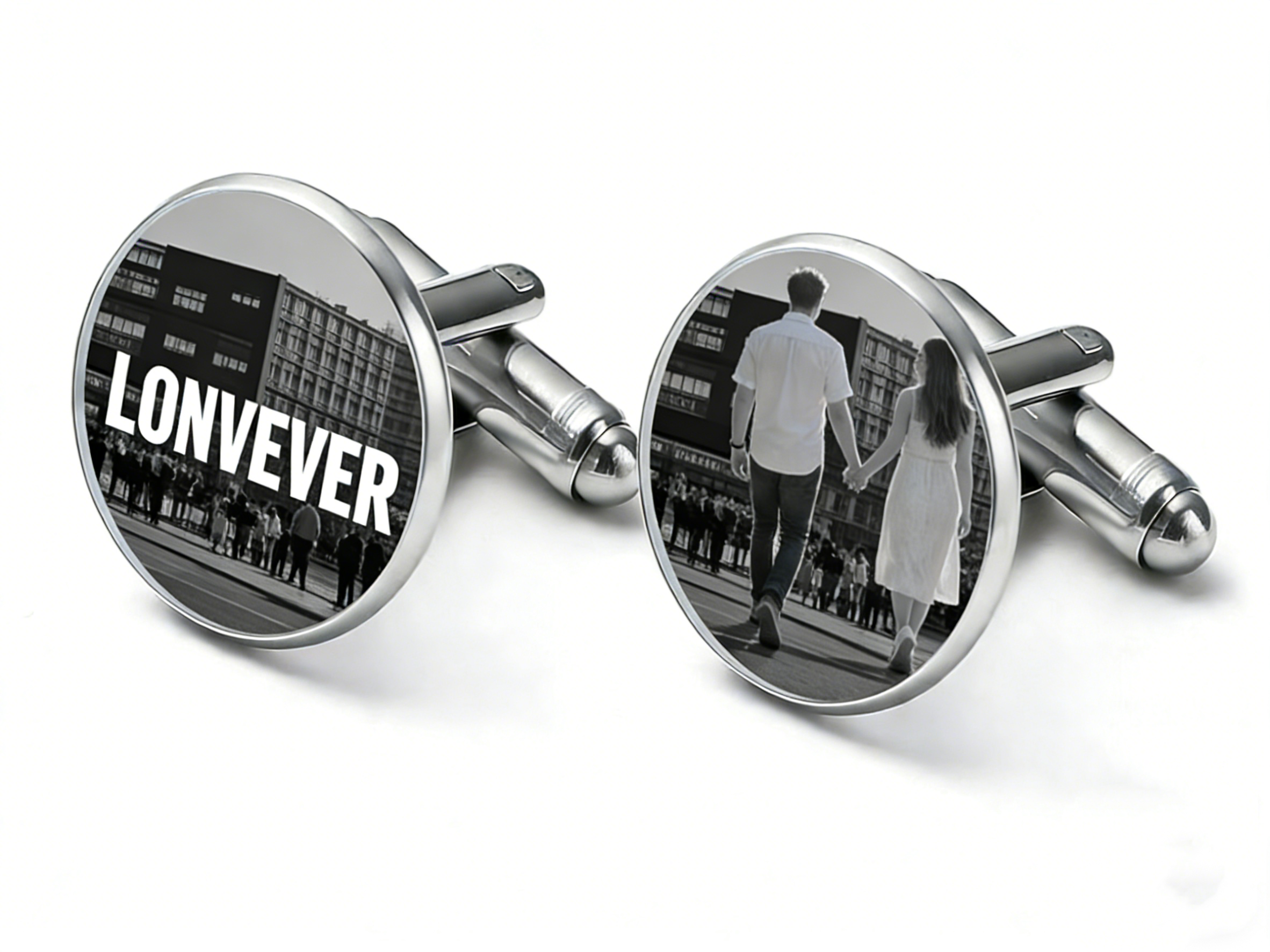 Mancuernillas Personalizadas para Hombre, Regalo de Boda miniatura 7
