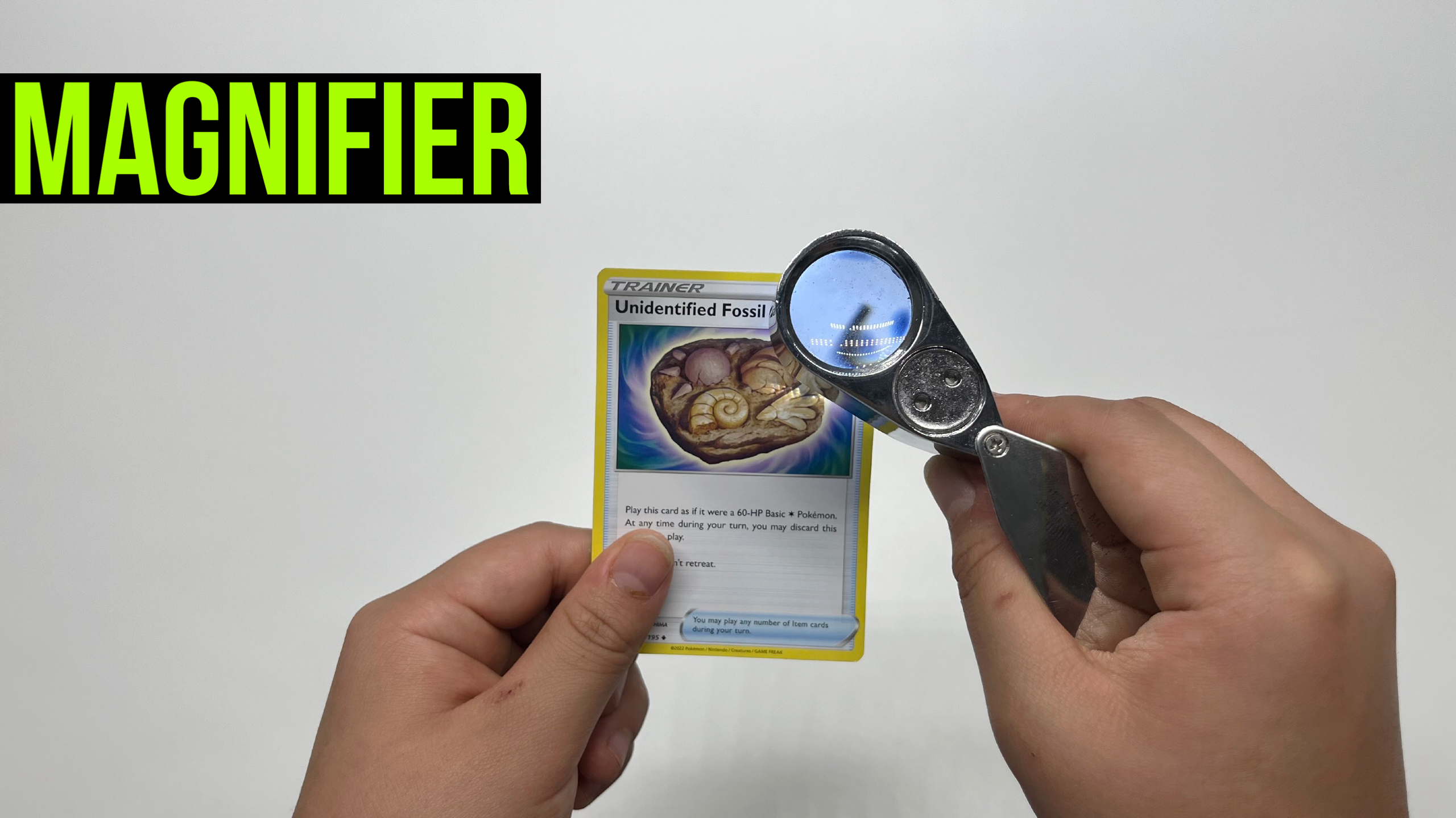 Watch Magnifying glass for Pokemon cards on Amazon Live