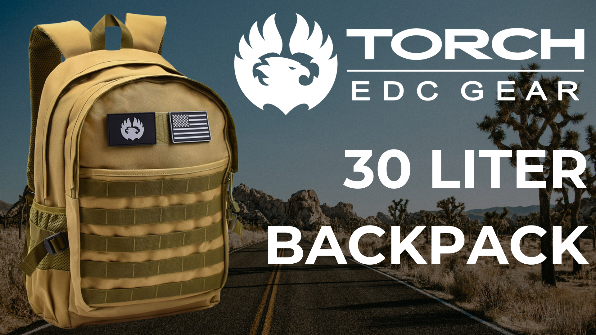 EDC Gear Bag TORCH MOLLE Urban Commuter Backpack - 15L Laptop Bag For