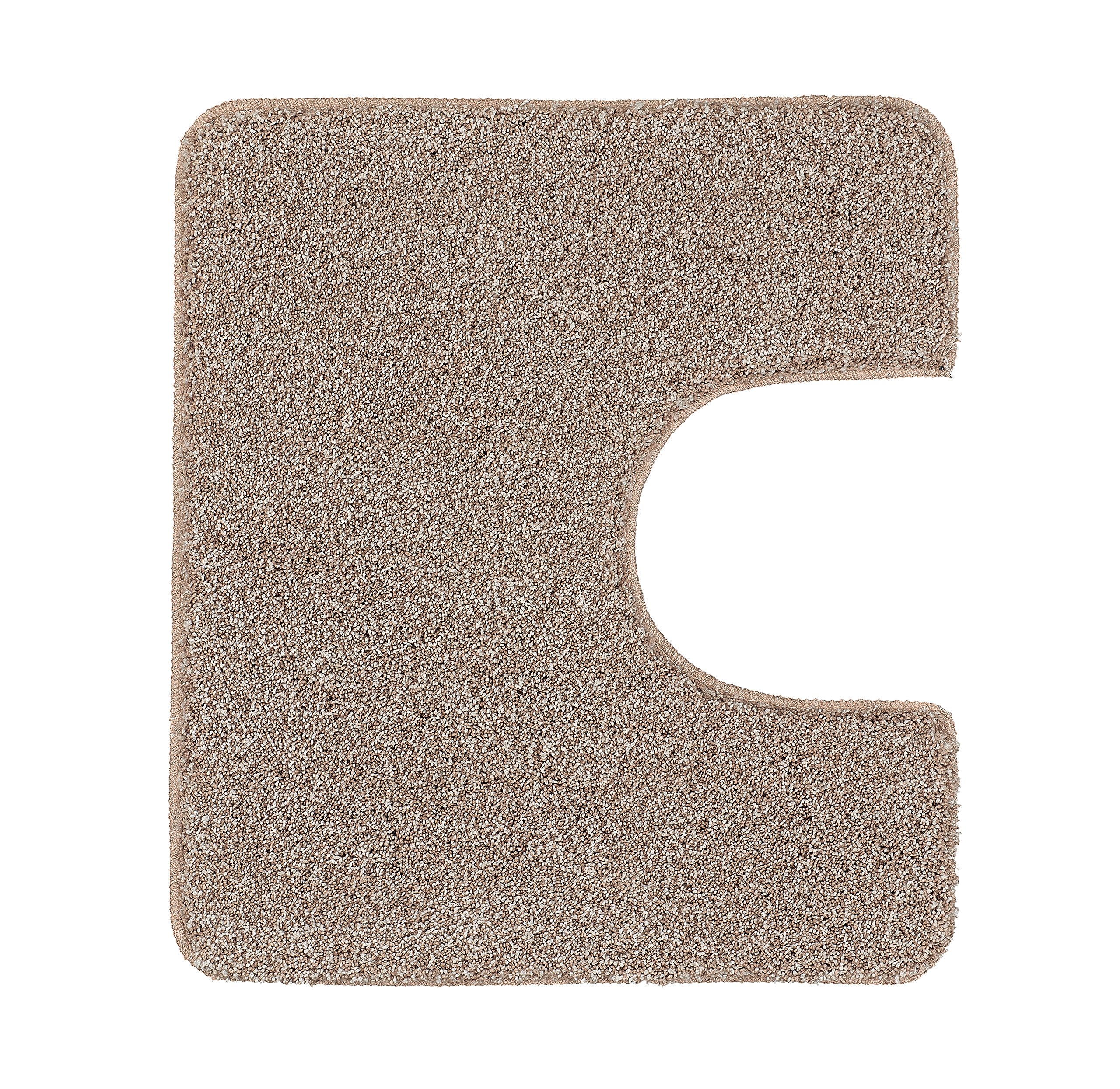 Kleine Wolke 4071271519 Badteppich Seattle, Polyester, 60 x 90 x 3 cm, Taupe