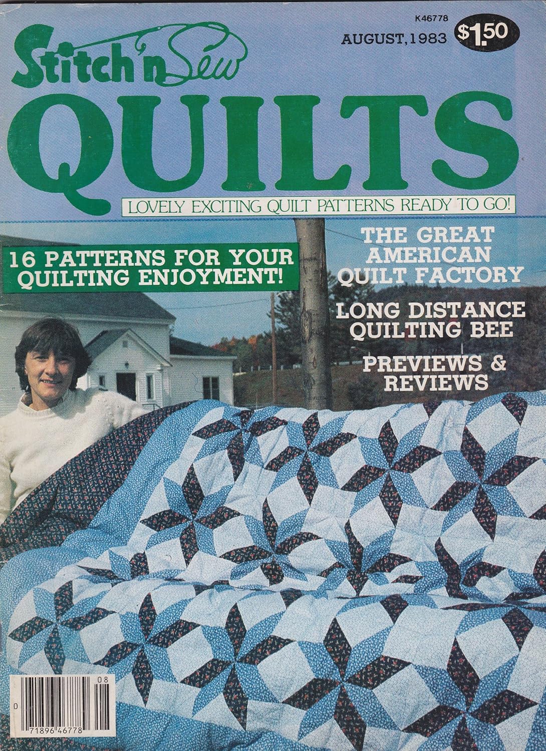 STITCH'N SEW QUILTS Magazine July/August 1983 Volume 2 No. 4 (Lovely