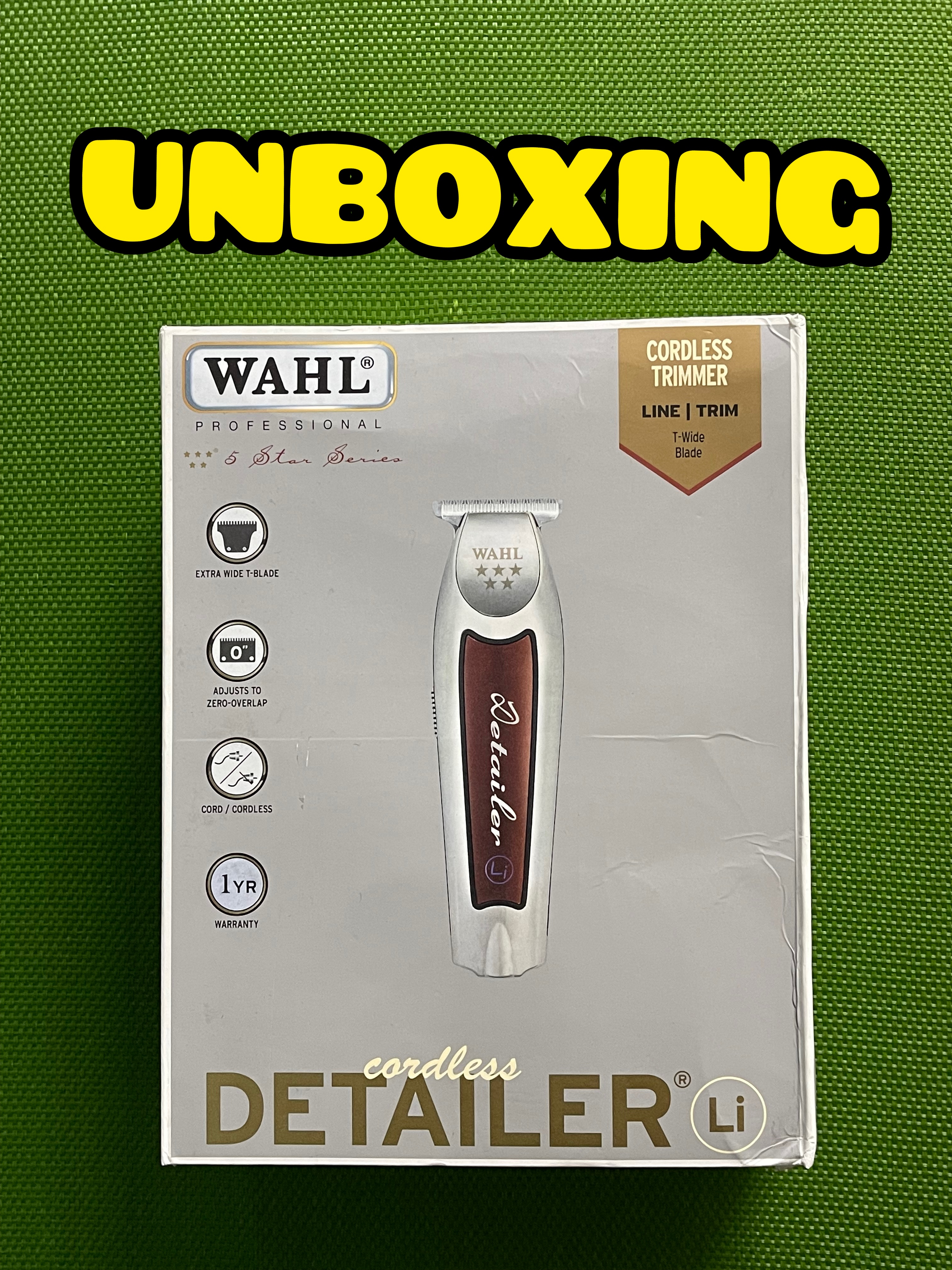 Watch UNBOXING of the wahl cordless detailer on Amazon Live