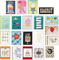 Hallmark All-Occasion Greeting Cards Assortment Box: 20 Handcrafted Pink Floral Cards with Envelopes & Organizer for Birthdays, Weddings, Sympathy