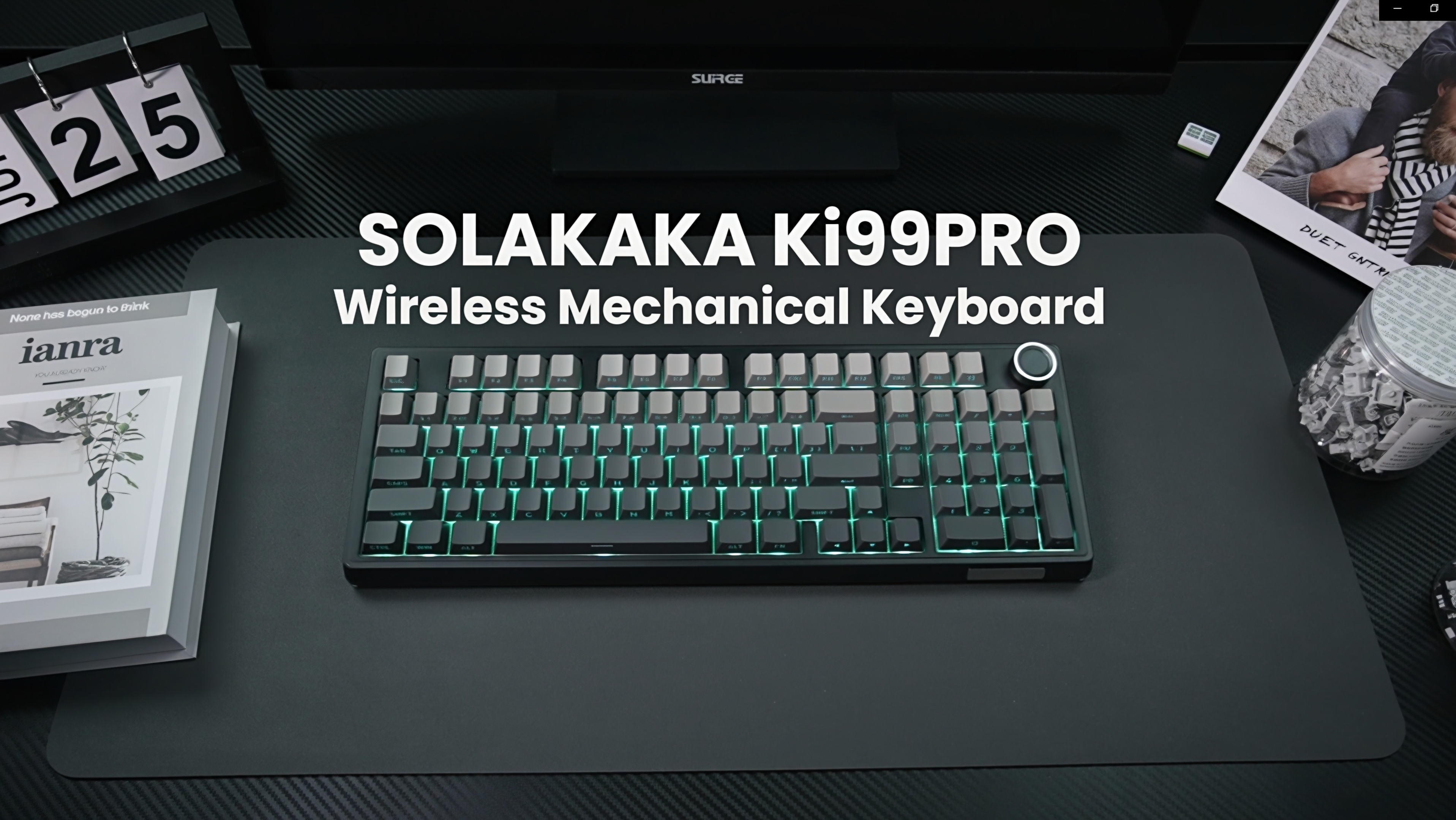 yuki＿k Amazon.com: SOLAKAKA KI99 Pro 96% Wireless Mechanical Keyboard