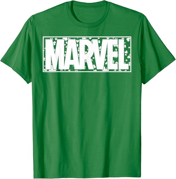 Marvel Comics St. Patrick\'s Day Shamrock Logo T-Shirt