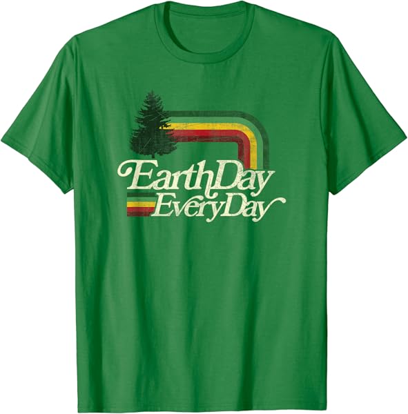 Cute Earth Day Everyday Retro Vintage T-Shirt