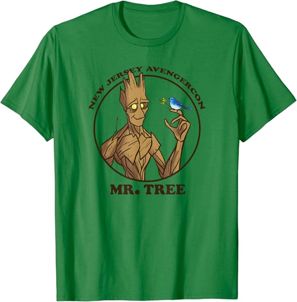 Marvel Ms. Marvel New Jersey Avengercon Groot Mr. Tree T-Shirt