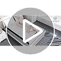 4-inch Full Size Memory Foam Trifold Mattress with Washable Fabric Cover, Foldable Floor Mattress for Camping & Guest Beds, 73x52x4 inches