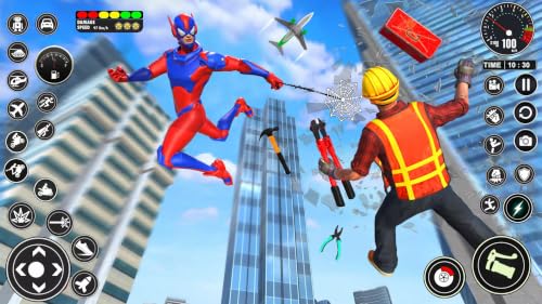 Spider Hero Games Rope Hero Man A Rescue Mission Game Rescue in the City – vue 2