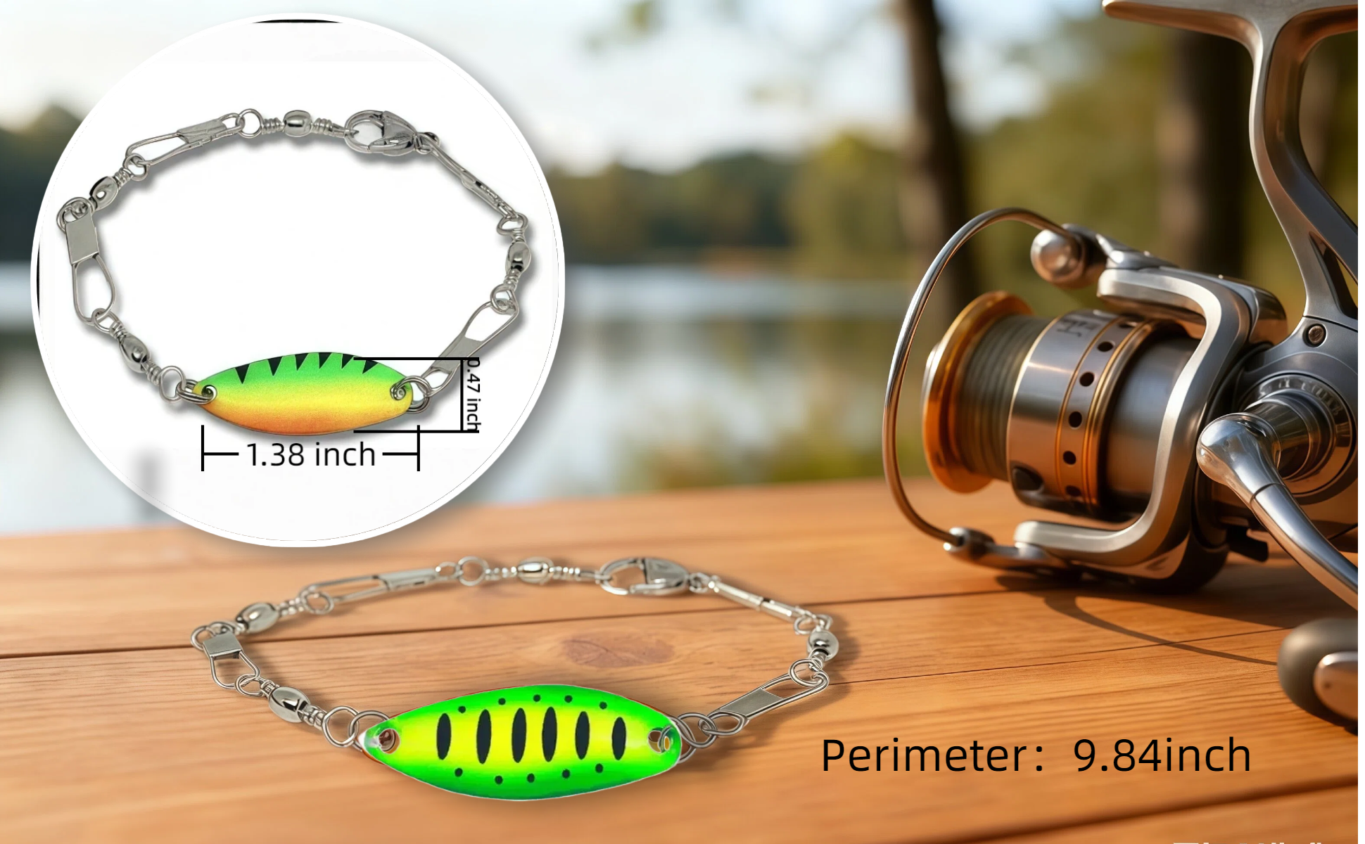 Pulsera ajustable artesanal para hombres y mujeres miniatura 7