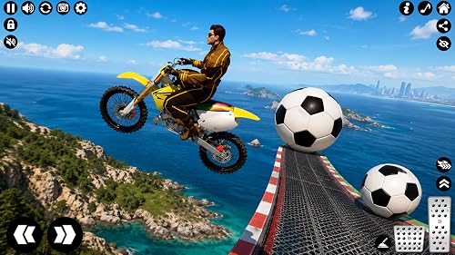 Miniatura 5 de Superhéroe Complicado Bicicleta Carrera Juegos De Niños , Araña Héroe Motor Bicicleta Carreras Juegos 3d, Imposible Mega Rampa Bicicleta Truco Juegos, Superhéroe Bicicleta Juegos Motocicleta Juegos