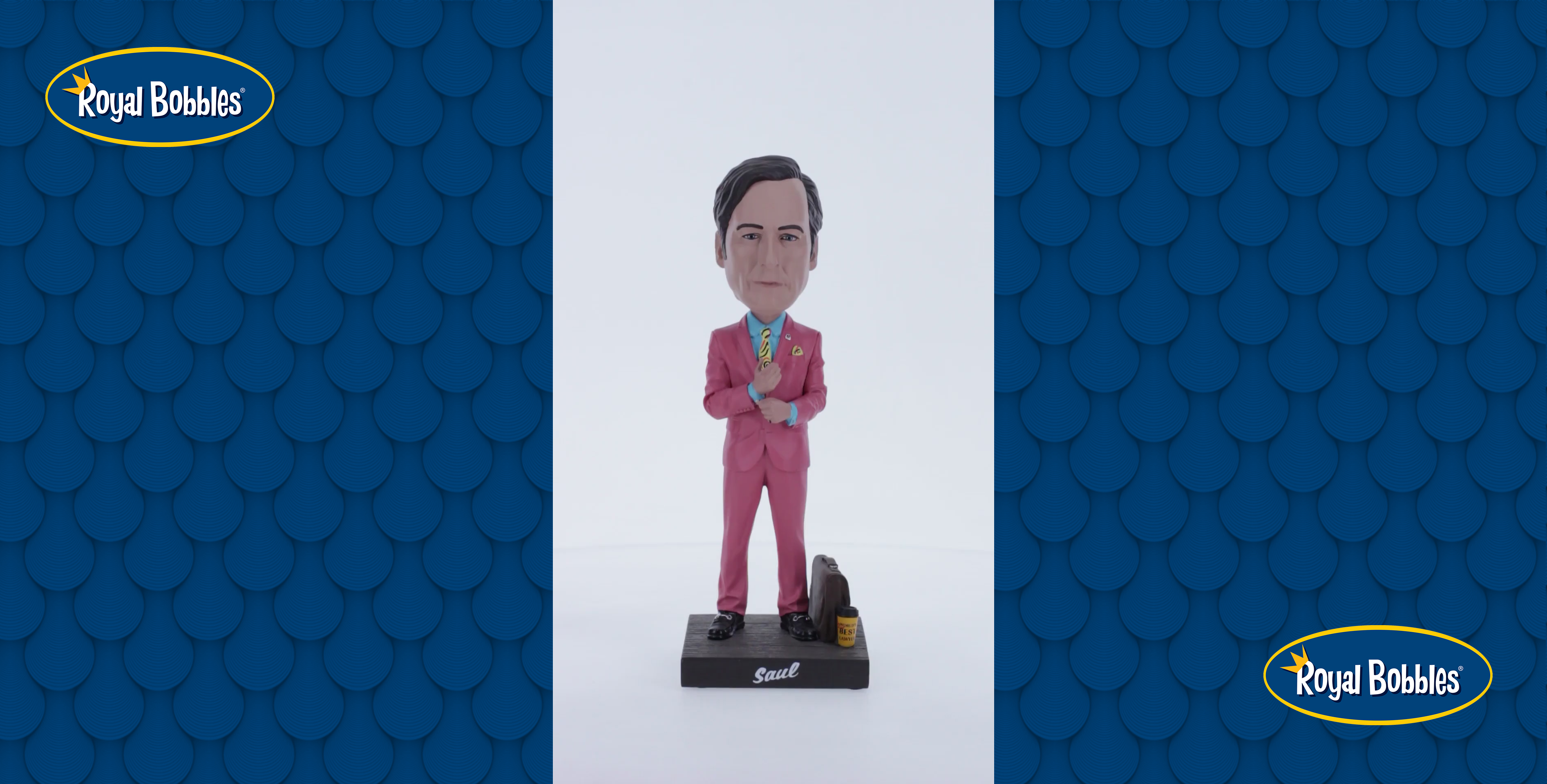 Saul Goodman ボブルヘッドフィギュア Amazon.com: Royal Bobbles BCS Saul Goodman Bobblehead : Toys