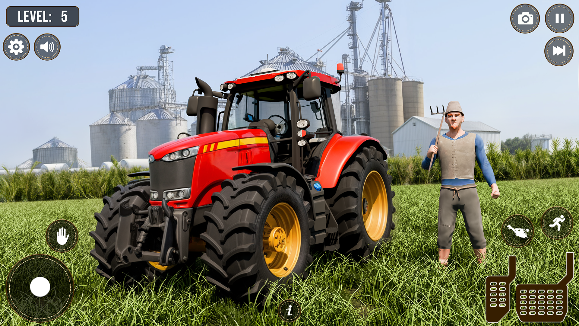 US Tractor Big Thresher Farming & Crops Harvesting Driving Simulator ...