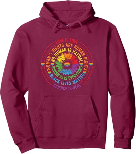 Miniatura 9 de Love is love - Sudadera con capucha LGBT Pride, Negro, S