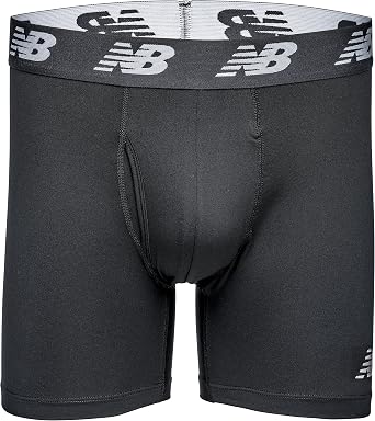 New Balance Men's 3-Pack 6 Fly Front Boxer Brief