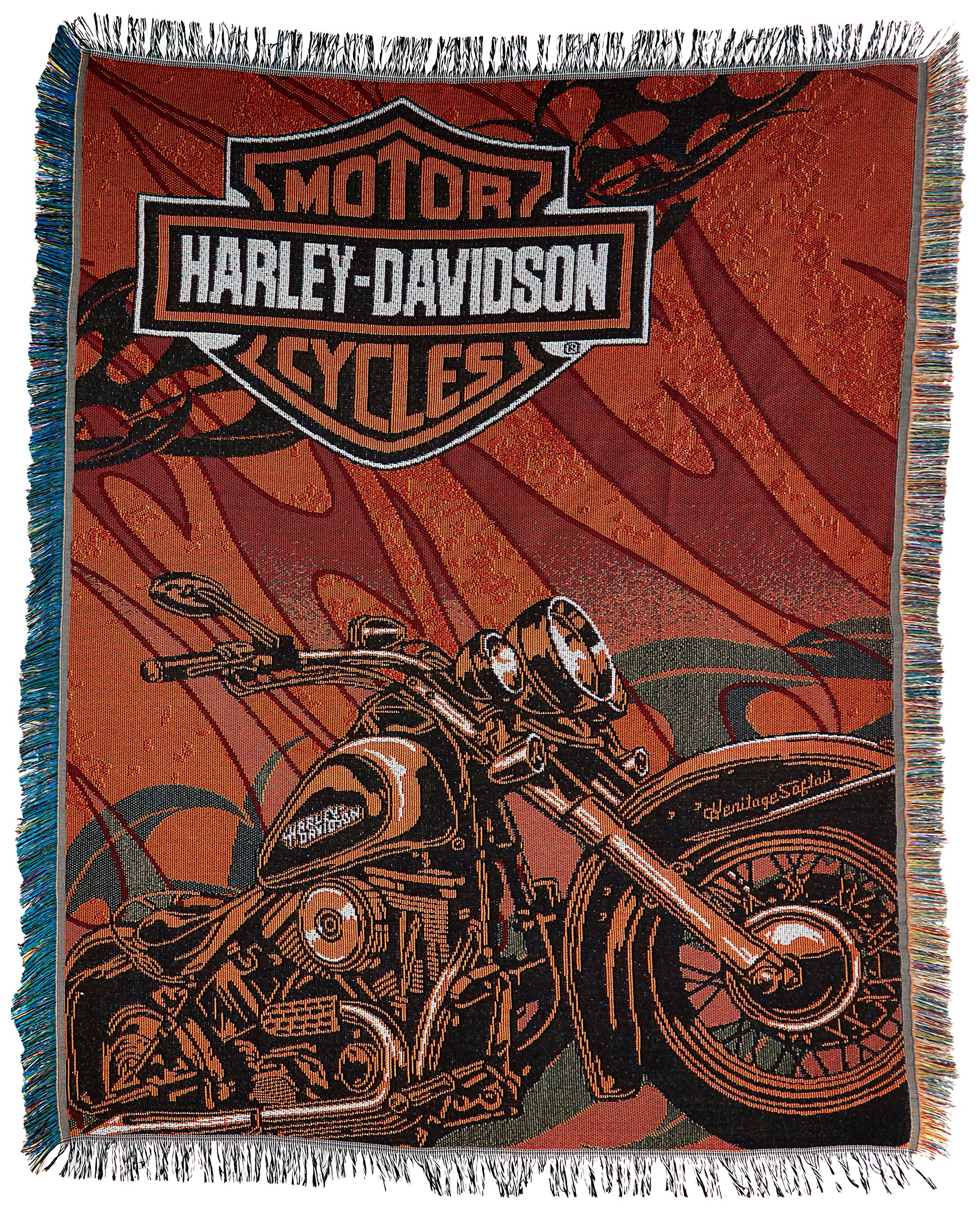 For Sale Harley Davidson Tapestry Harley Davidson Cycle Woven